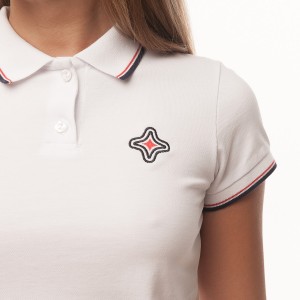 Футболка женская с воротом ЮНОСТЬ™ Турнир «Тренер'18» - пике