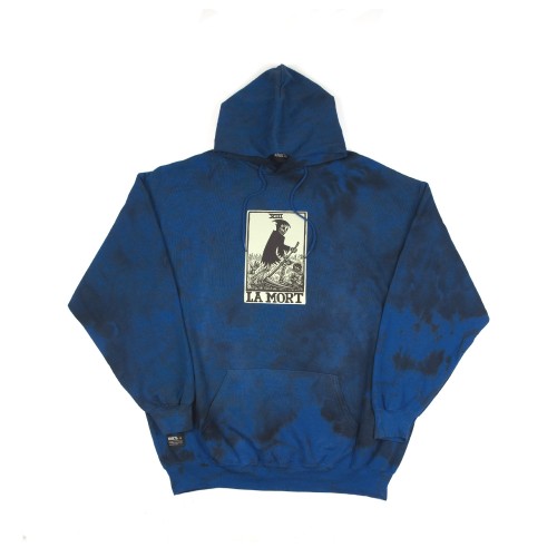 Худи оверсайз ЮНОСТЬ™ «La Mort» - Tie-Dye