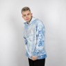 Худи оверсайз ЮНОСТЬ™ «Агенда» лого вышивка - Tie-Dye 400г