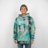 Худи оверсайз ЮНОСТЬ™ «Агенда» лого вышивка - Tie-Dye 400г