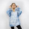 Худи оверсайз ЮНОСТЬ™ «Агенда» лого вышивка - Tie-Dye 400г