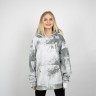Худи оверсайз ЮНОСТЬ™ «Агенда» лого вышивка - Tie-Dye 400г