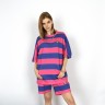 Футболка оверсайз ЮНОСТЬ™ x Мурмуризм «Candy Stripe»