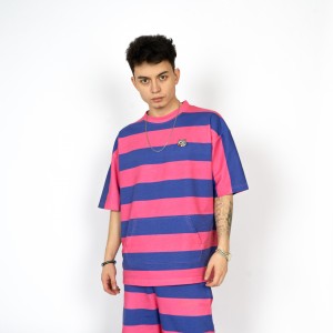 Футболка оверсайз ЮНОСТЬ™ x Мурмуризм «Candy Stripe»