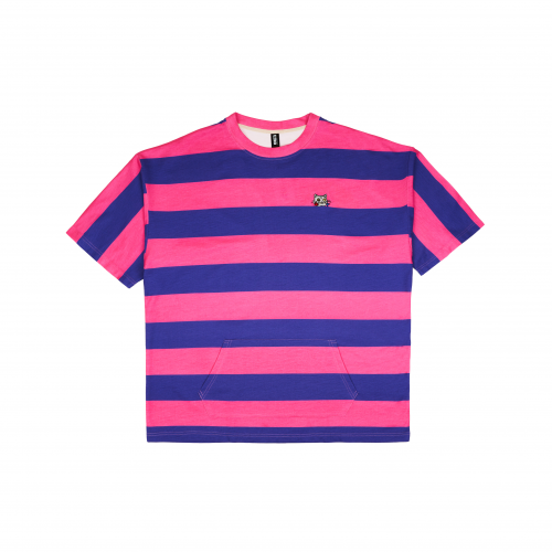 Футболка оверсайз ЮНОСТЬ™ x Мурмуризм «Candy Stripe»